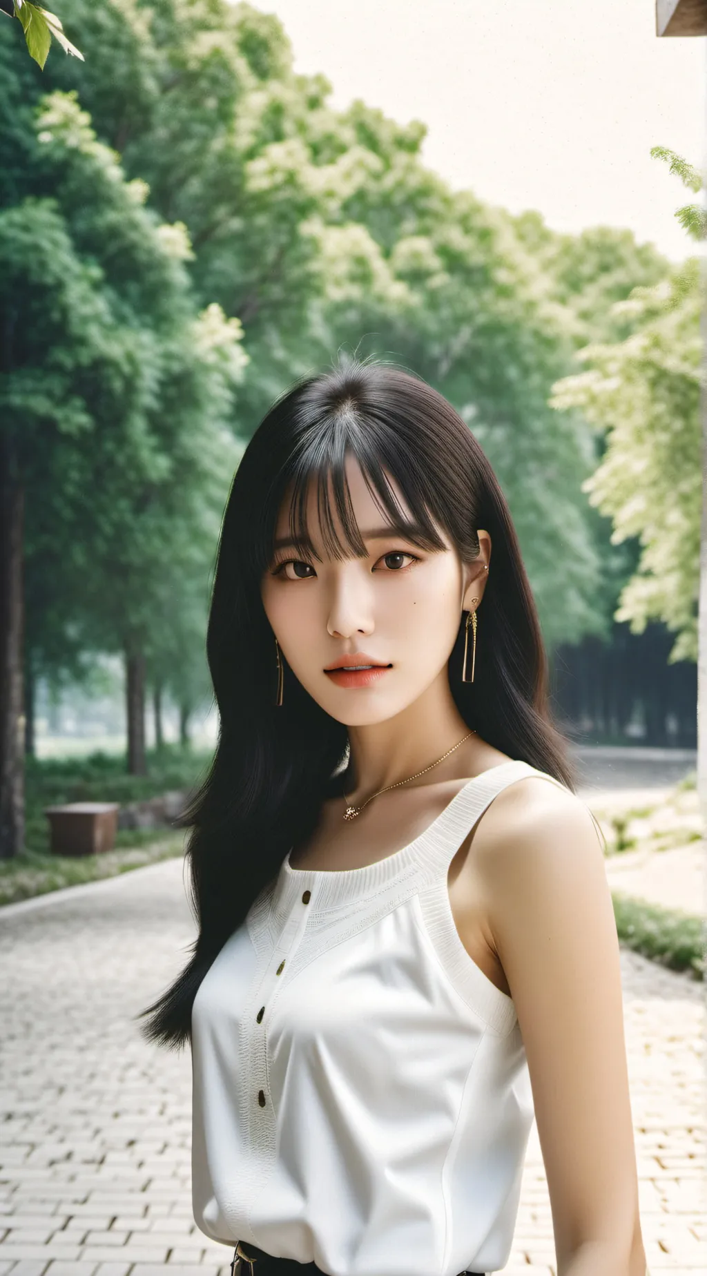 ai character: Baek Jiheon  background