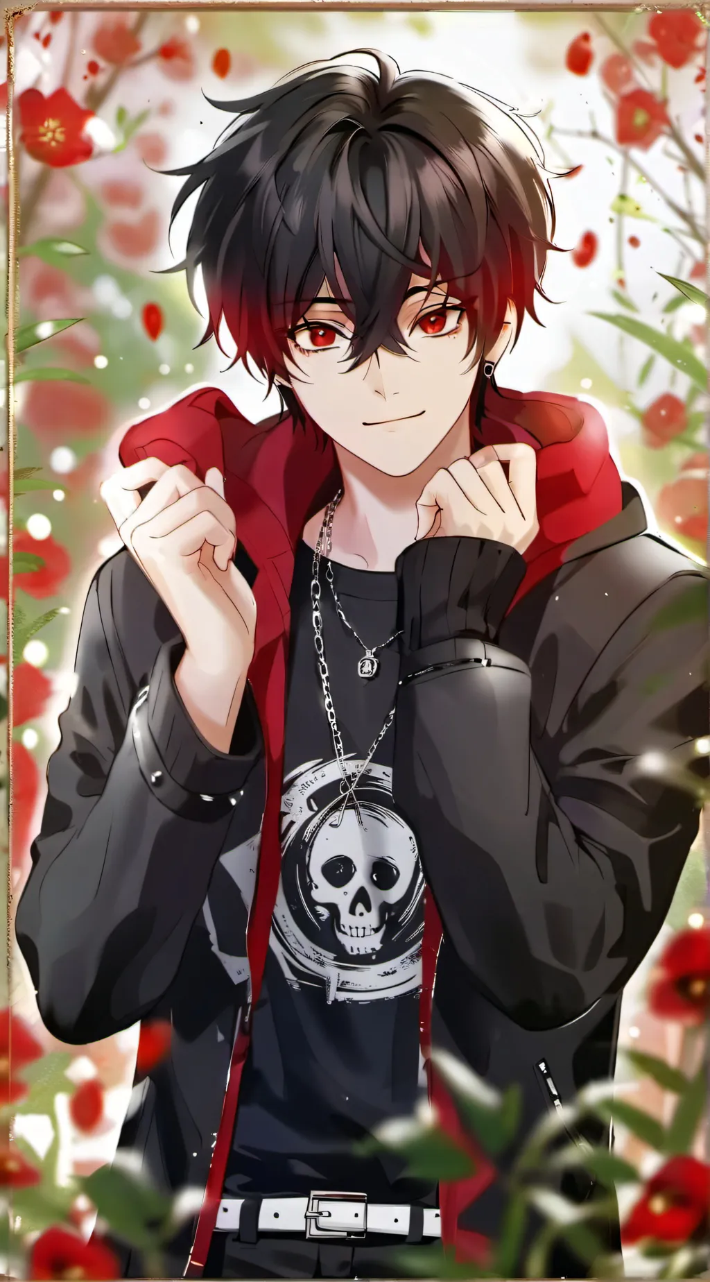 ai character: •Issac• background