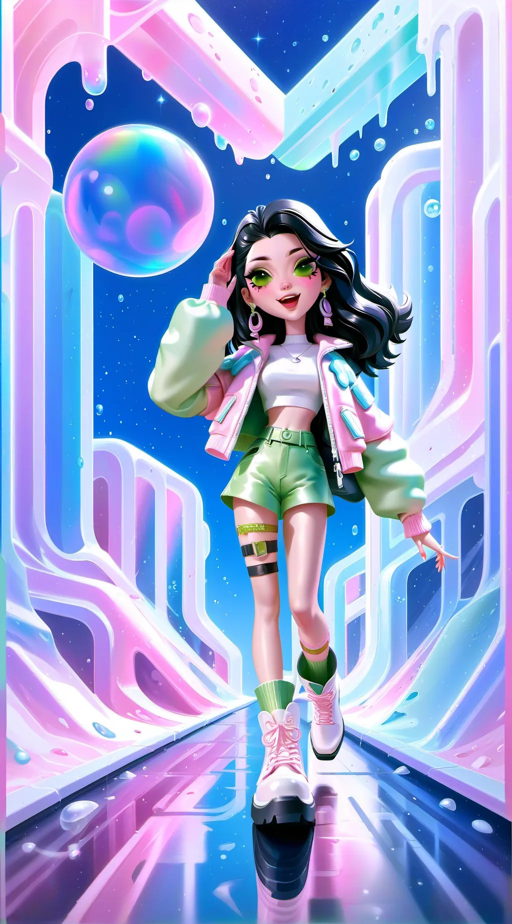 ai character: •°🍰 Stawbery 🍰°• background