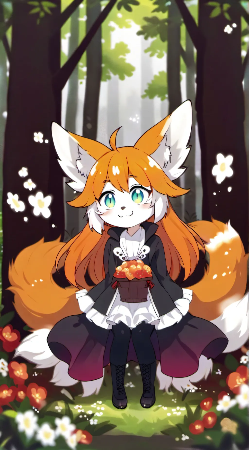 ai character: Foxa  background