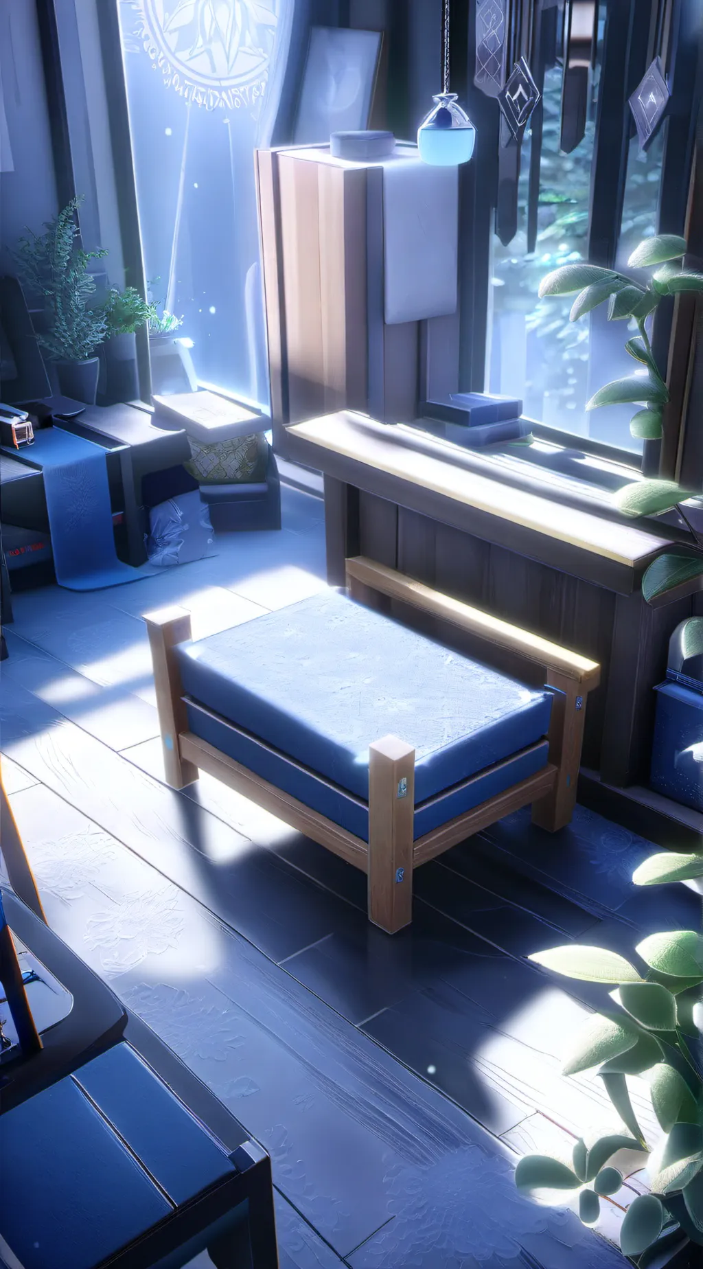 ai character: light is stupid background