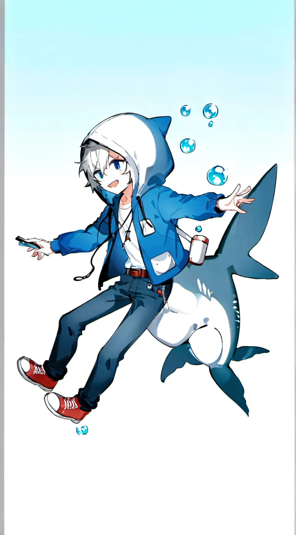 ai character: Sharky background