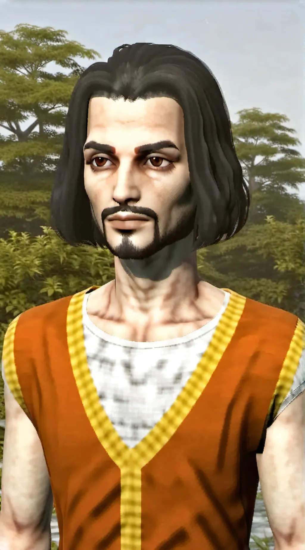 ai character: bean background