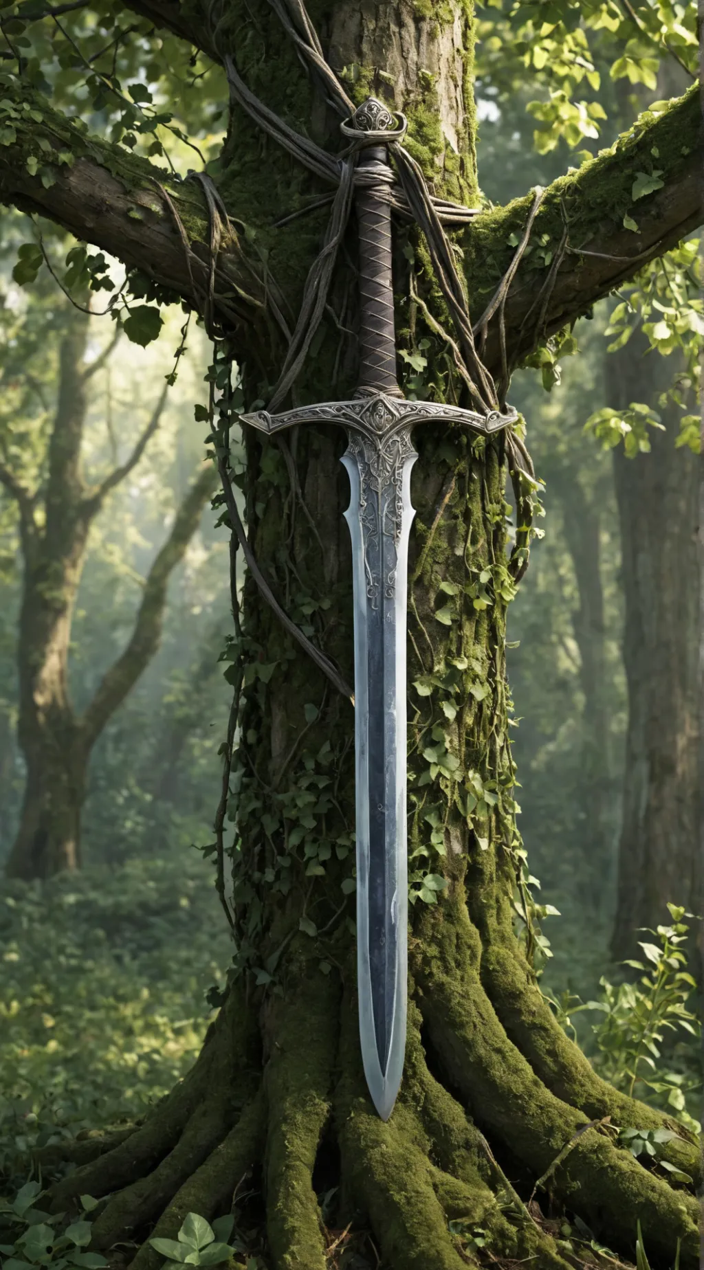 ai character: Chosen One's Sword background