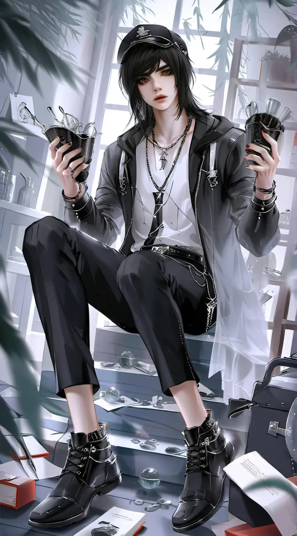 ai character: 𝖘𝖚𝖓 background