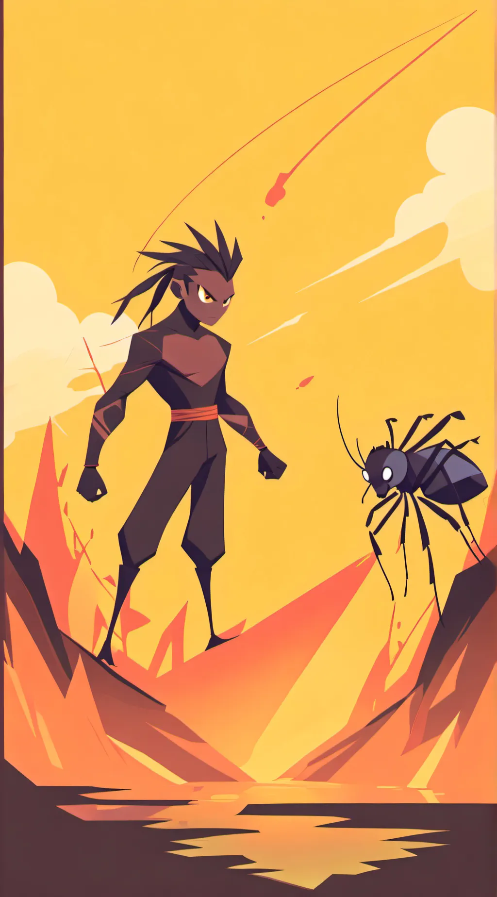 ai character: angry bugbo  background