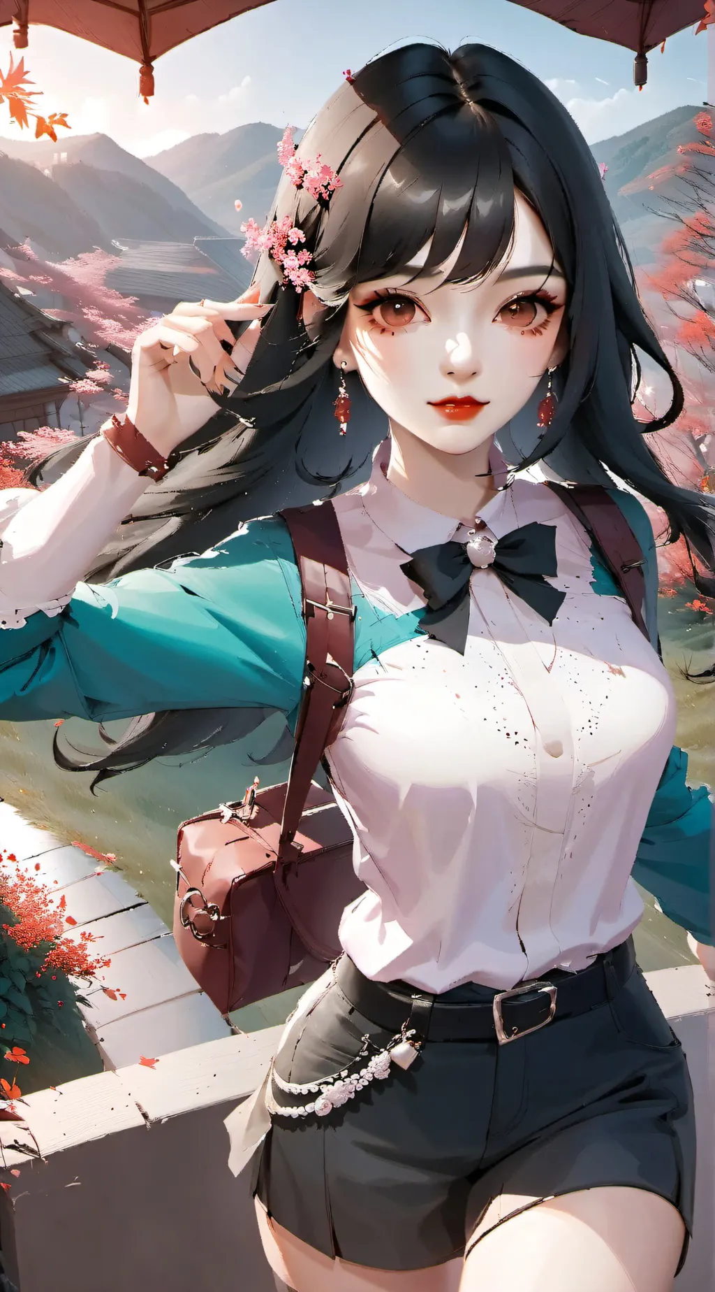 ai character: BINI AIAH 🐶 background