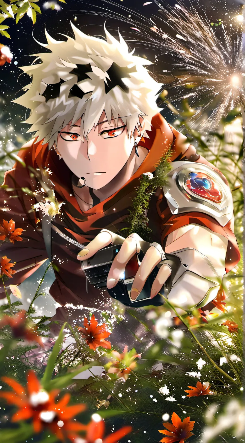 ai character: Bakugou  background