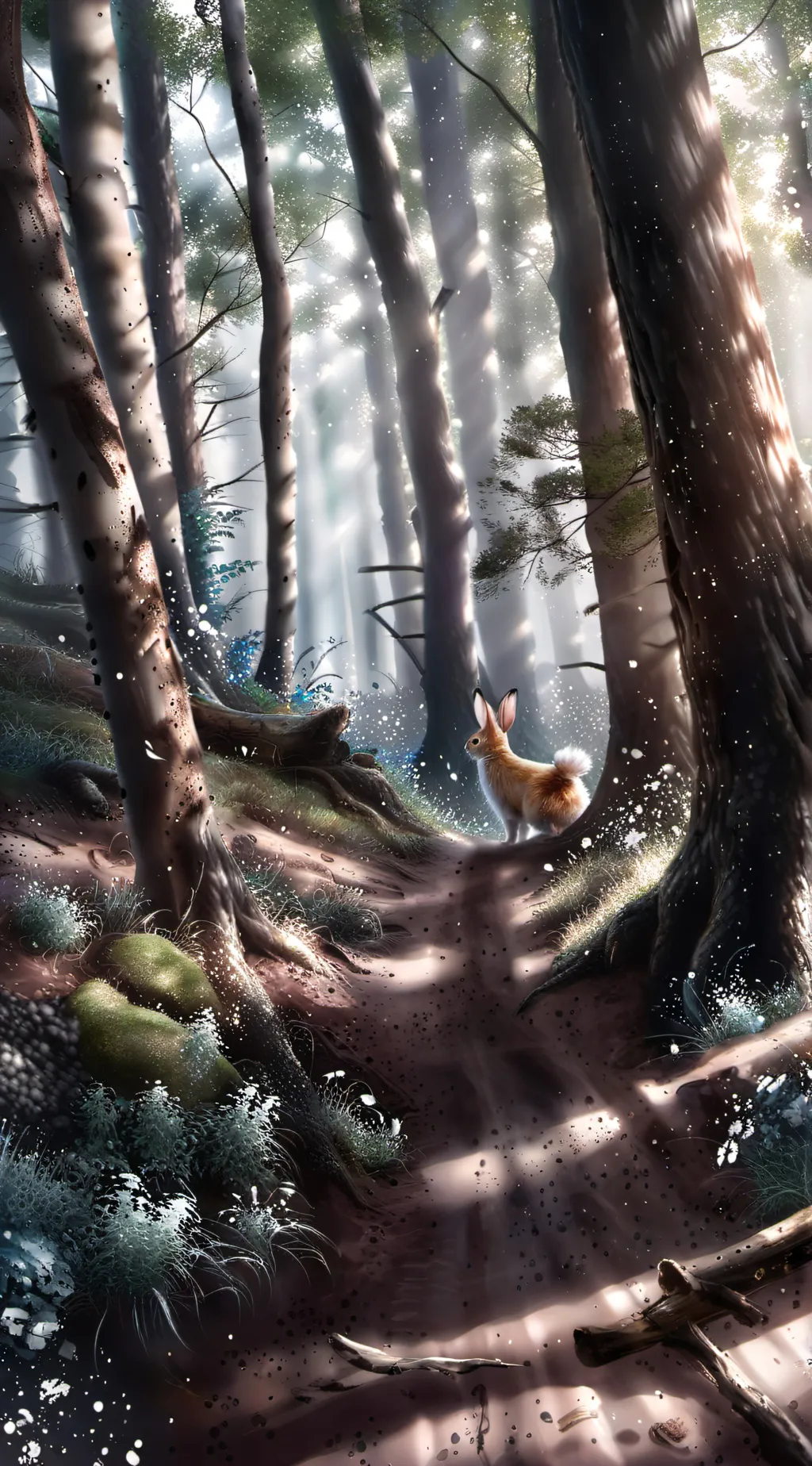 ai character: HARPY HARE!!  background