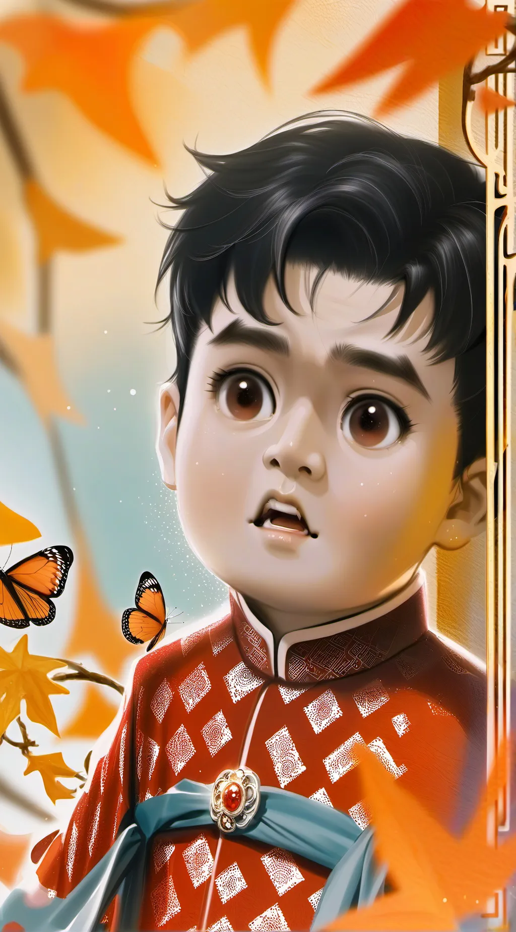 ai character: jjk babysitting  background