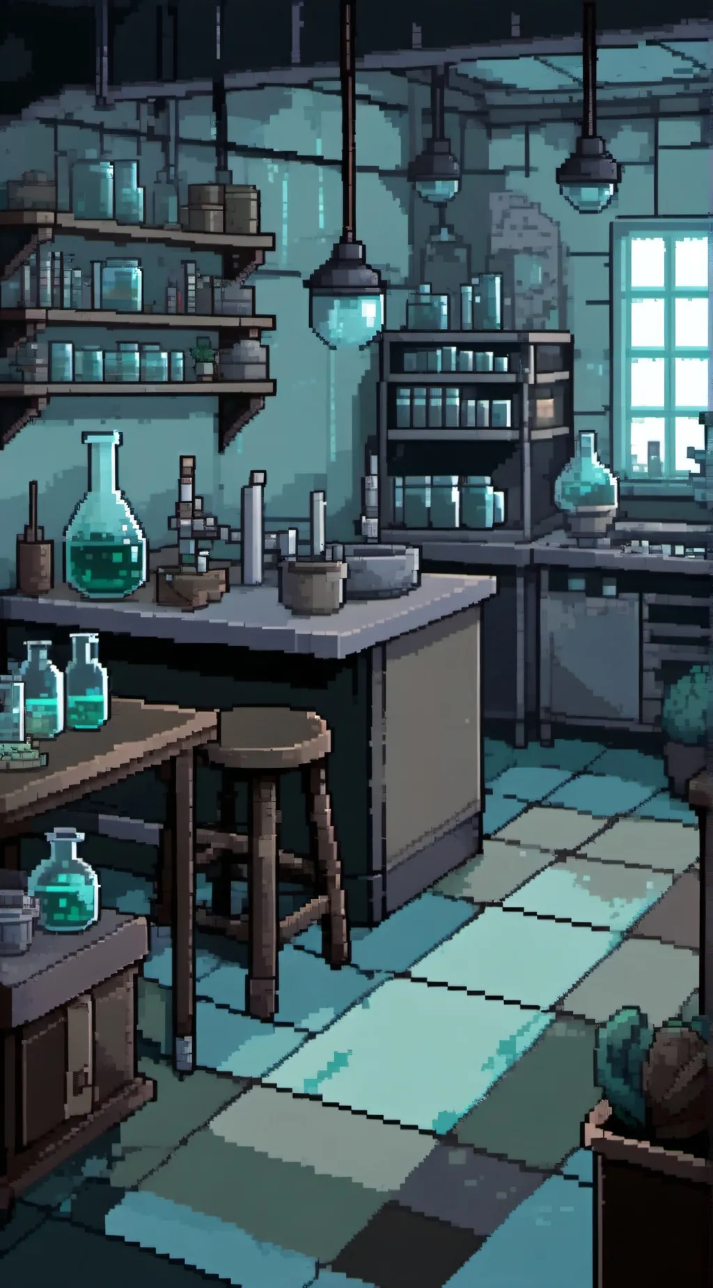 ai character: !FPE SCIENCE ∆U! background