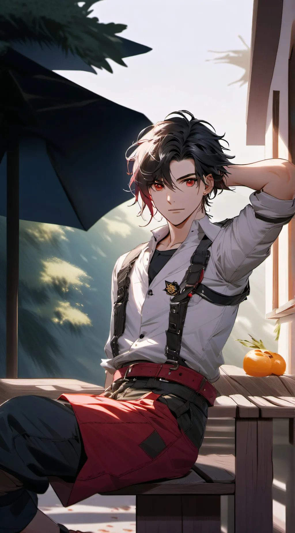 ai character: Ruby background