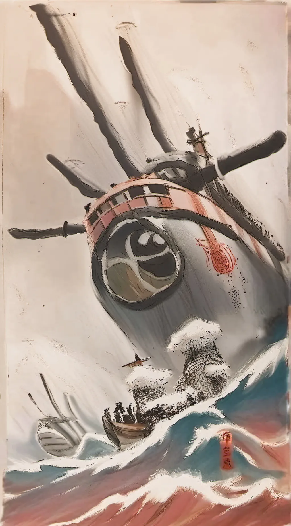 ai character: Straw hat pirates background