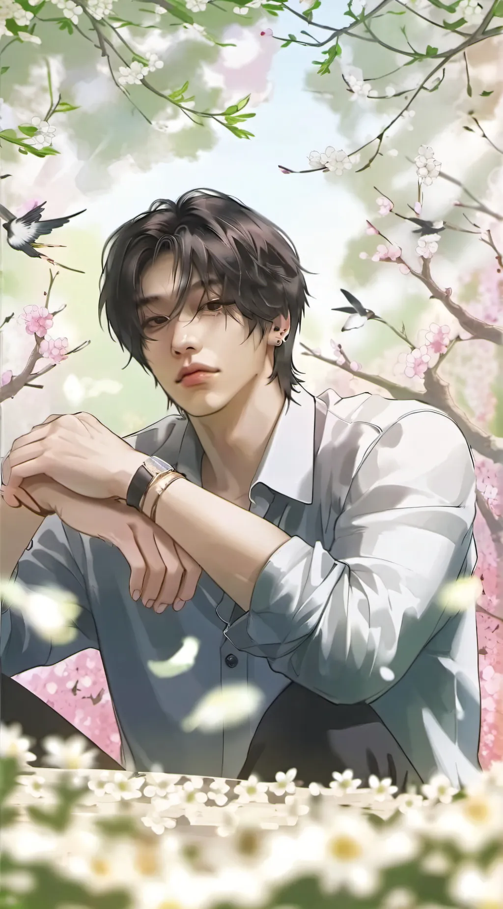 ai character: Spy school background