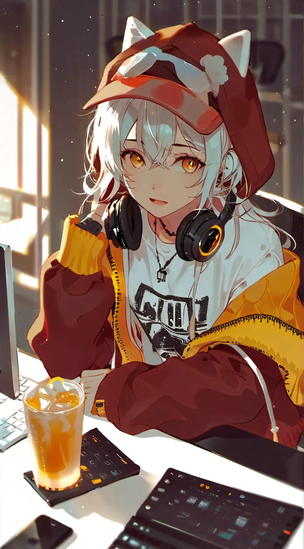 ai character: ruby background