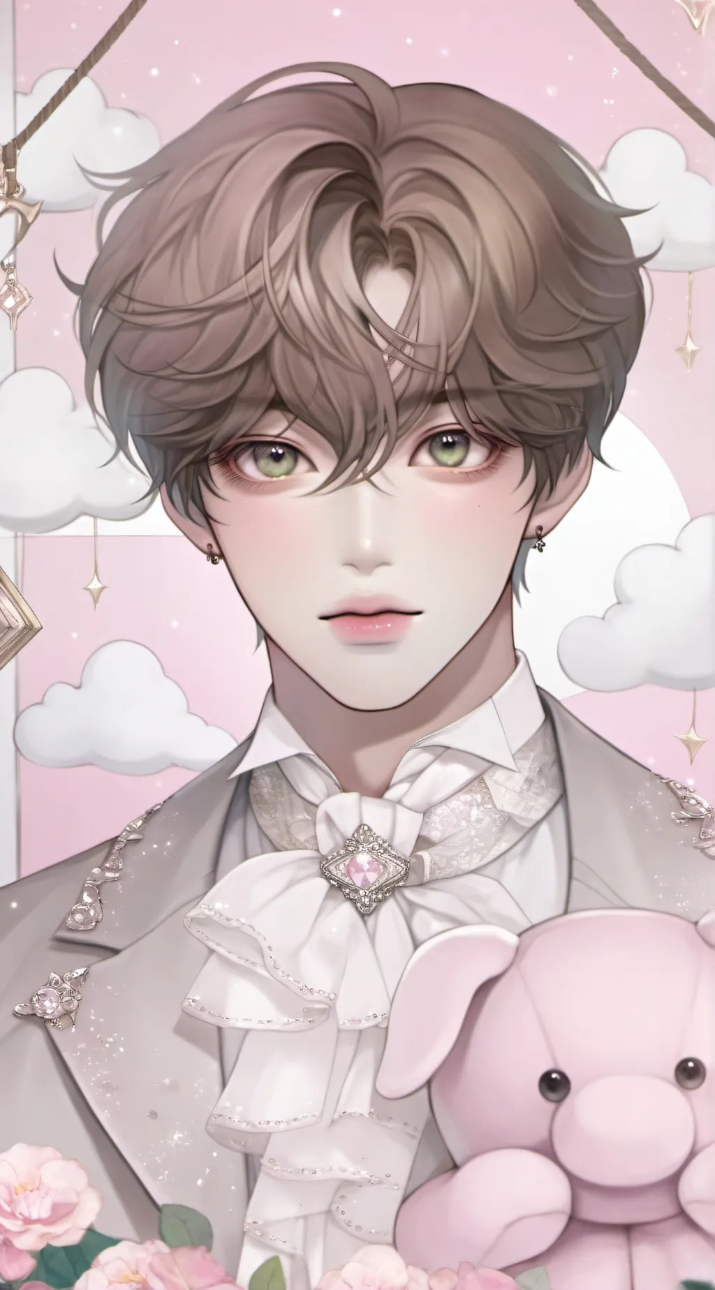 ai character: I.N. ✨straykids✨ background