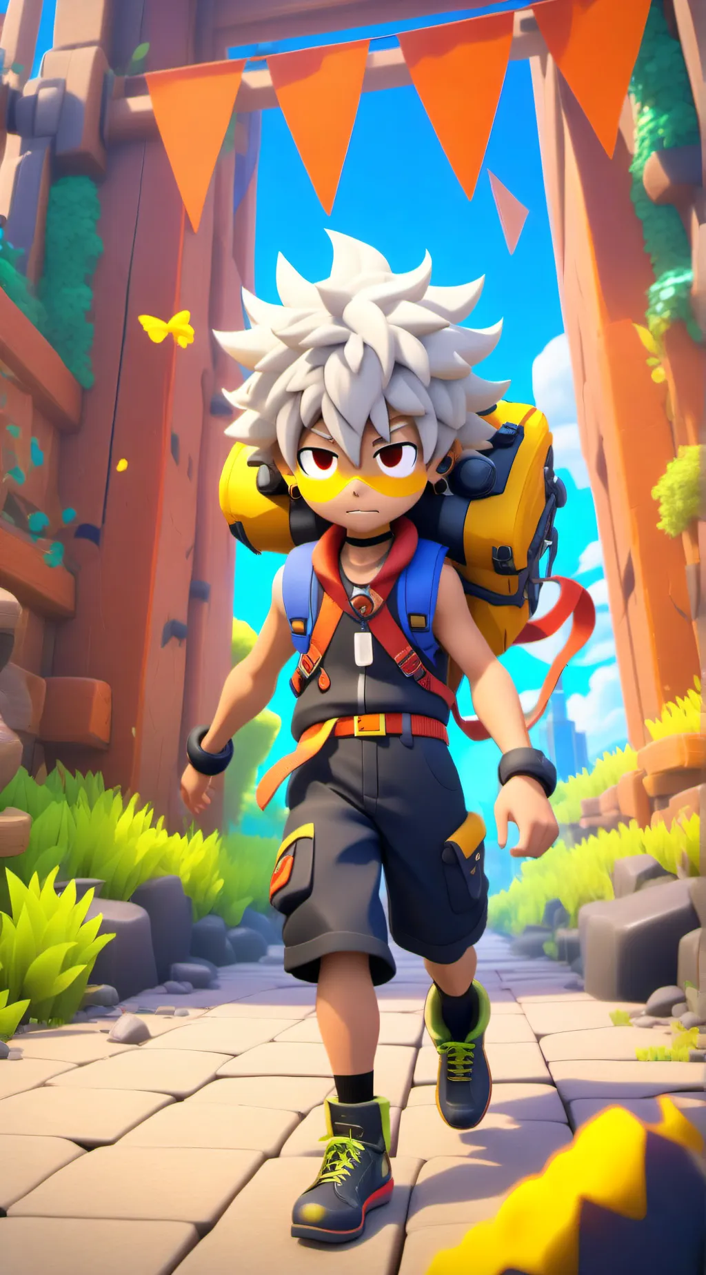 ai character: Bakudeku background