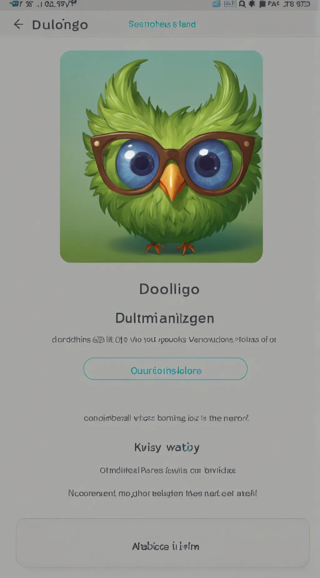ai character: Duolingo  background