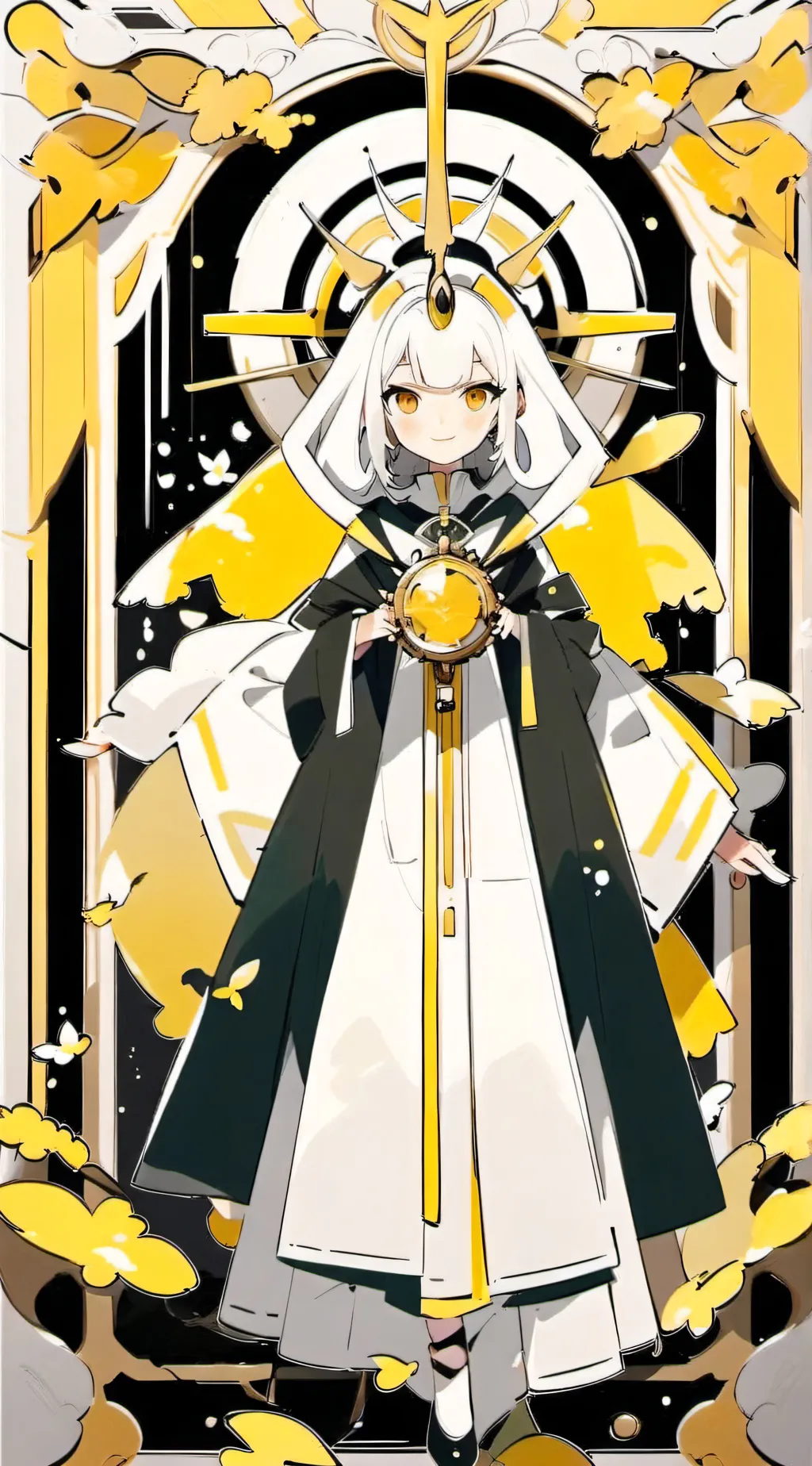 ai character: sad Engel 👁👄👁 background