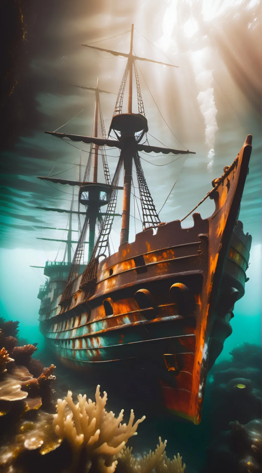 ai character: Ghost Ship background