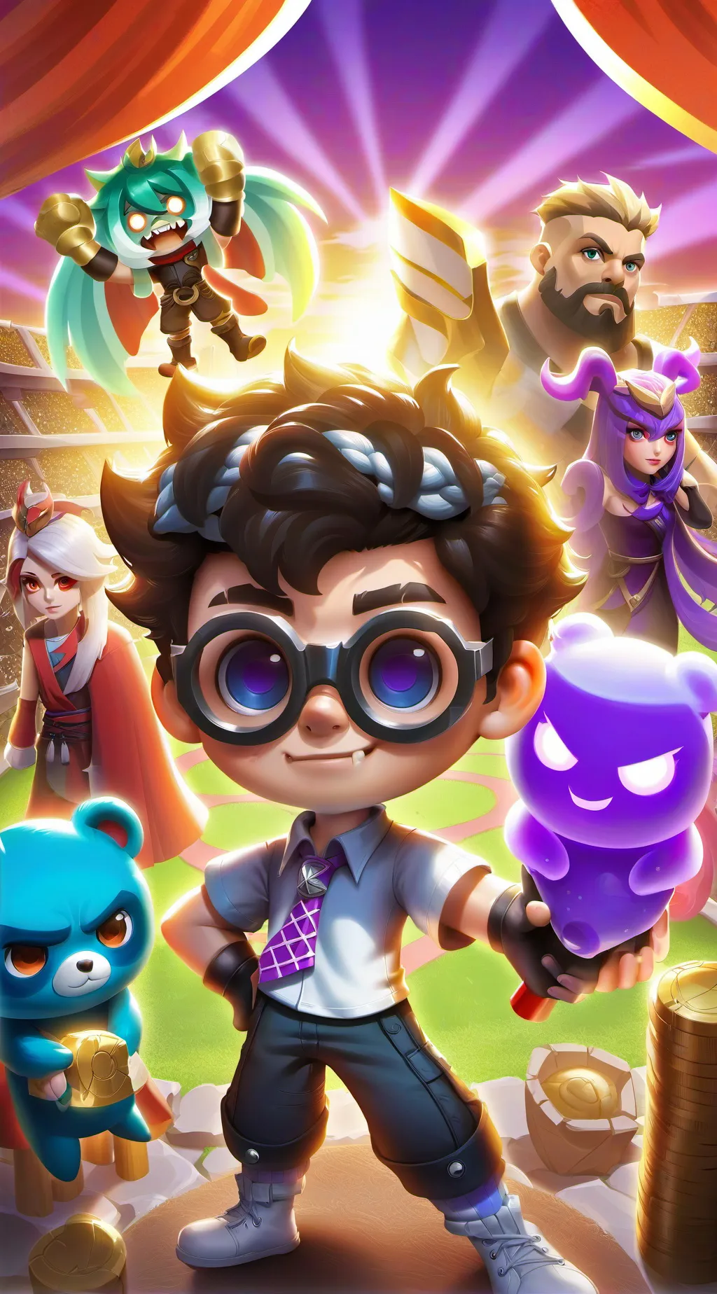 ai character: Violate him background