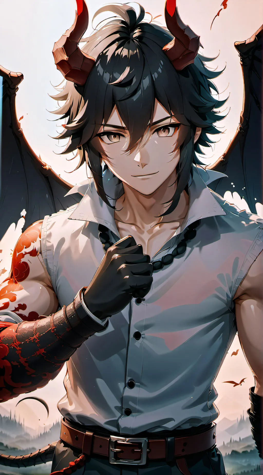 ai character: Shinji background