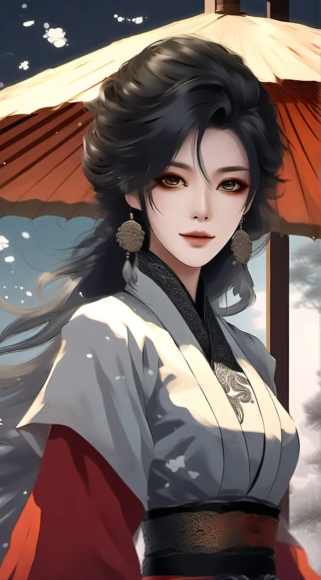 ai character: 糯枝 background