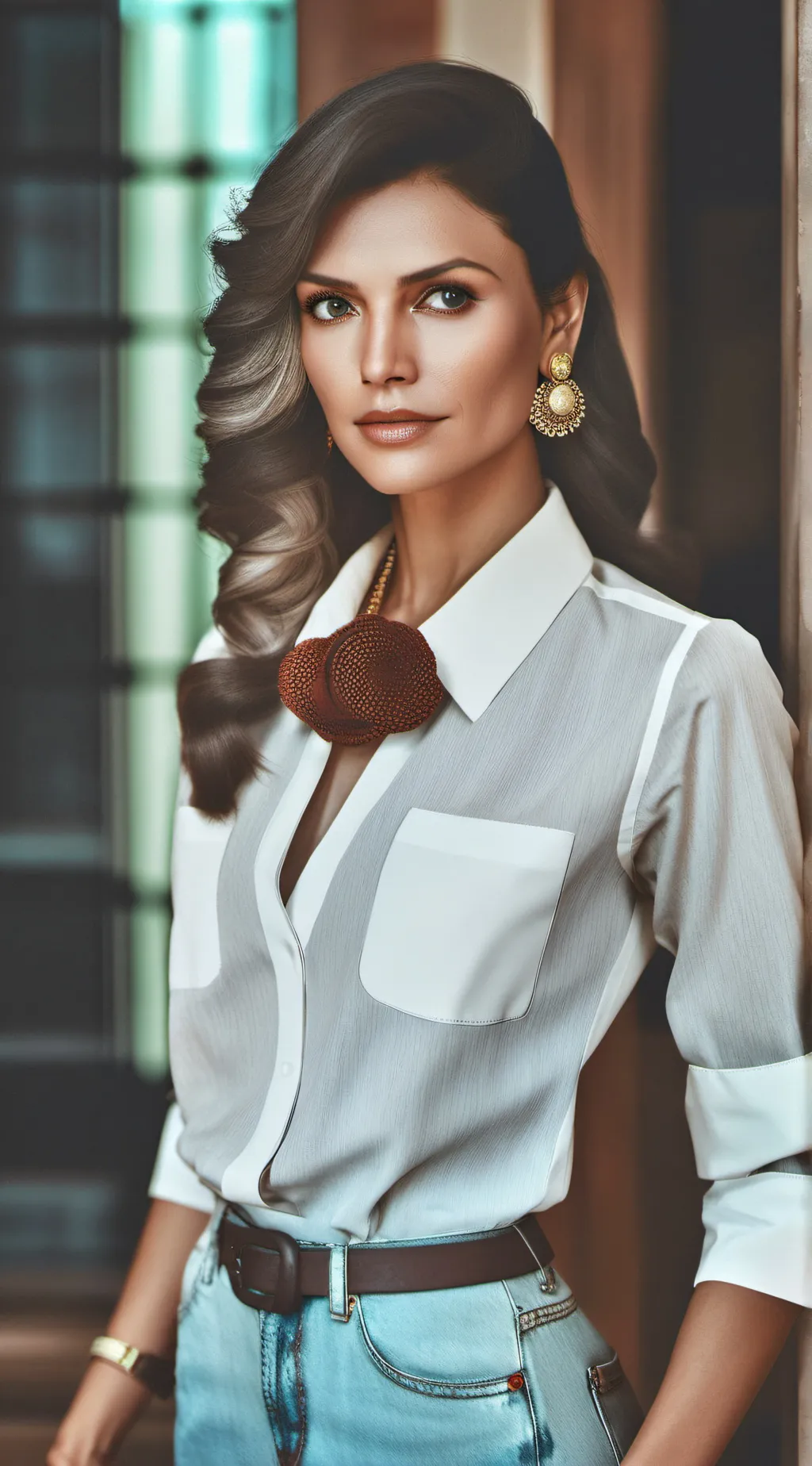 ai character: eddie meets  venom background