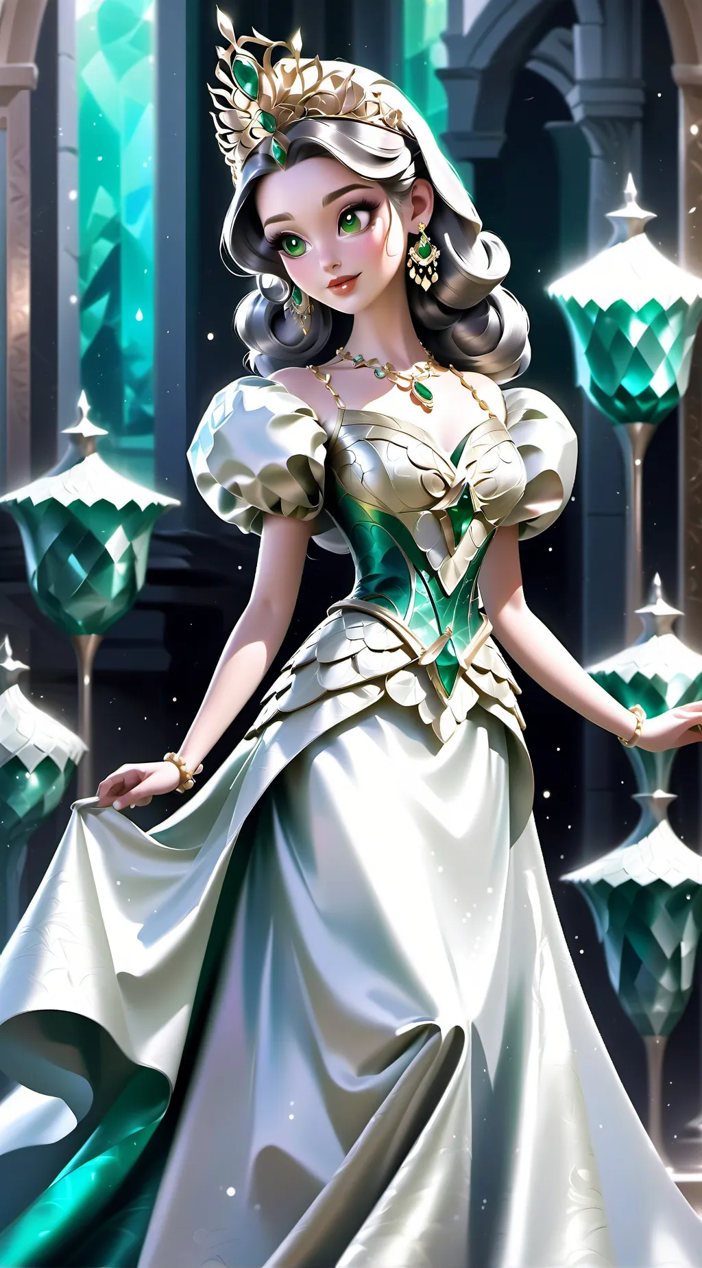 ai character: You are the queen background