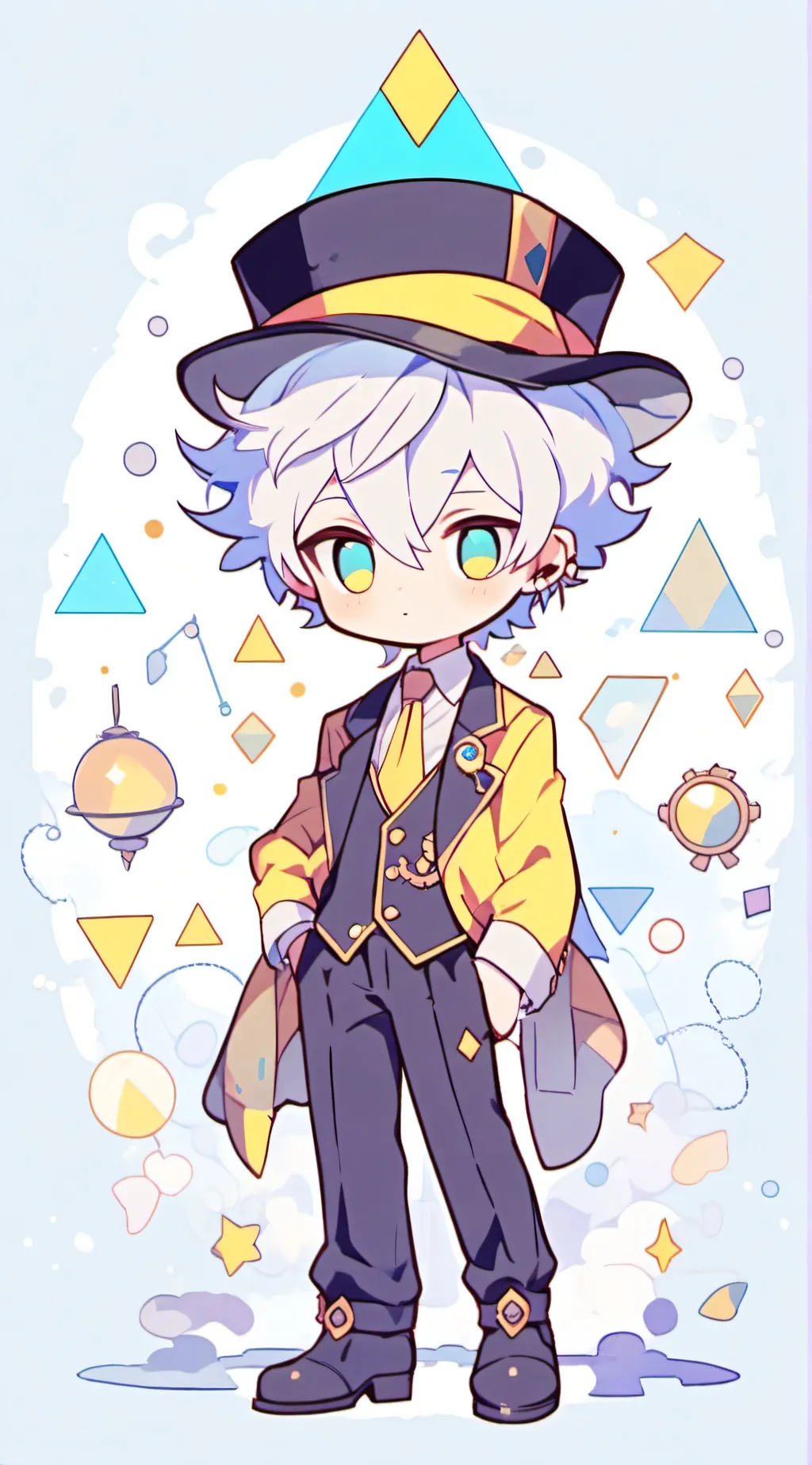 ai character: bill cipher background