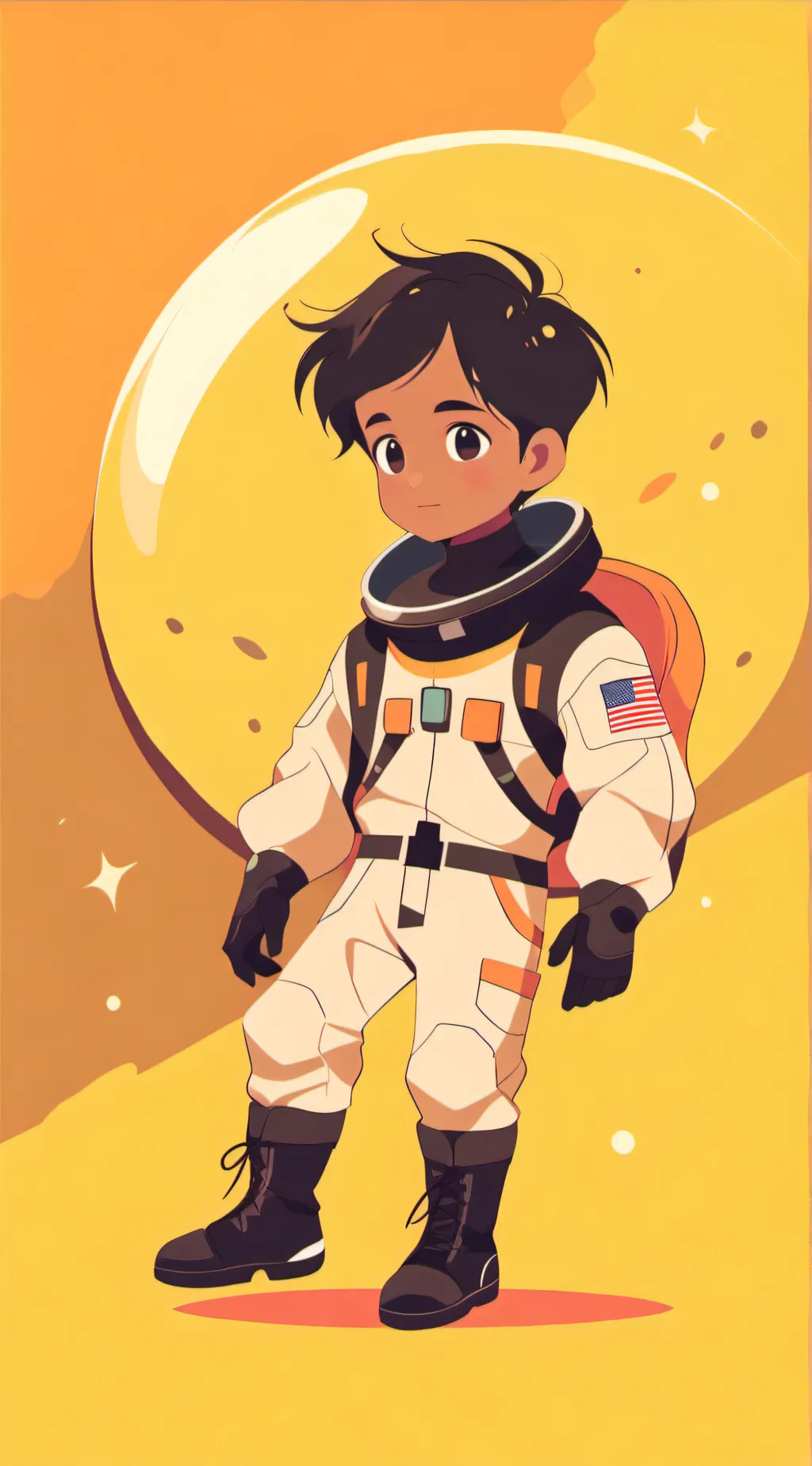 ai character: cosmic player background