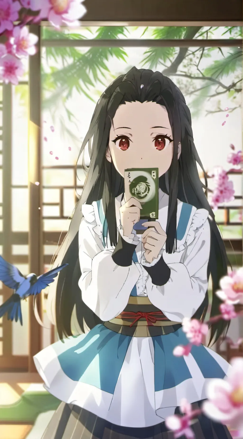 ai character: Nez+hashira in rom background