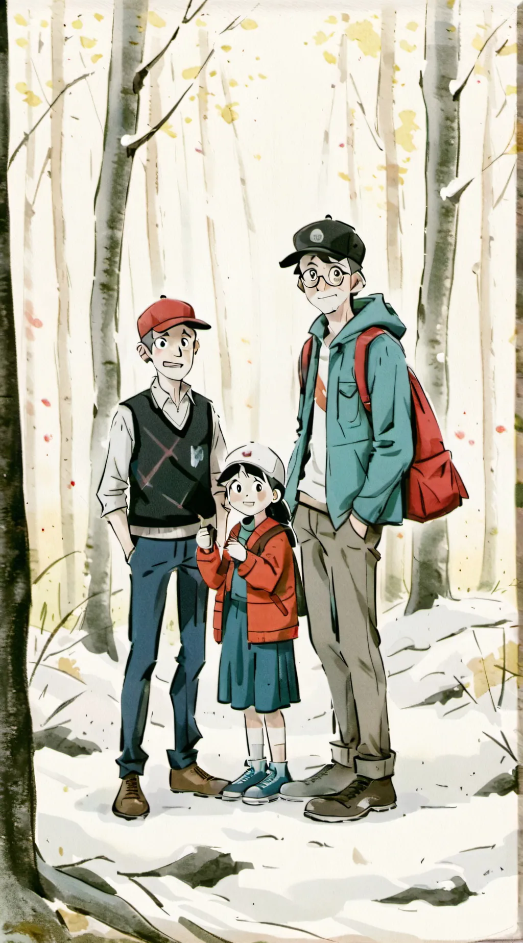 ai character: Gravity falls  background