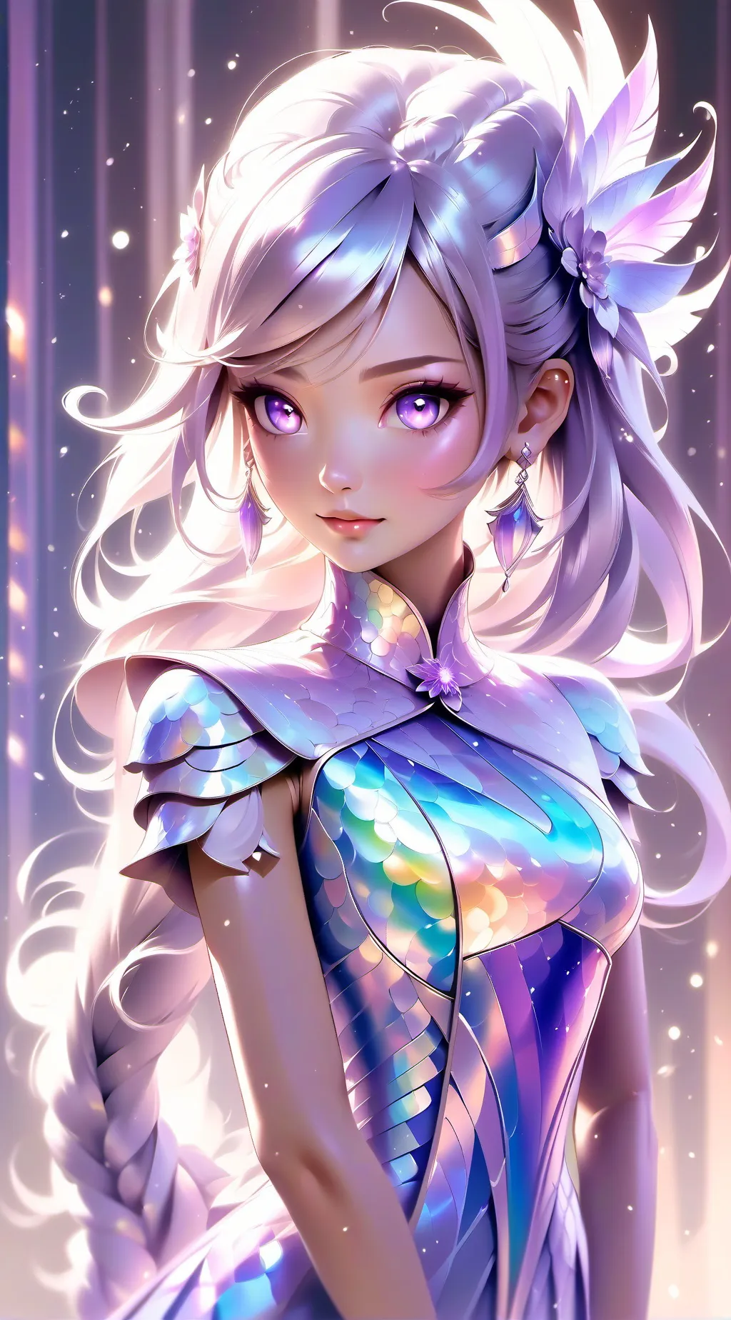 ai character: Lily background