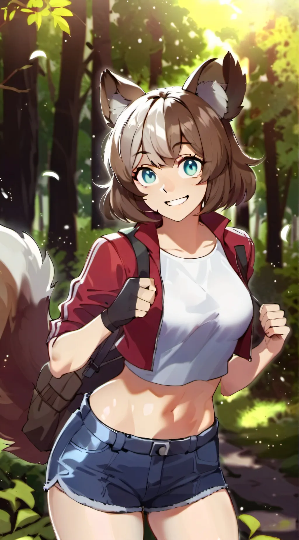 ai character: Pecan background