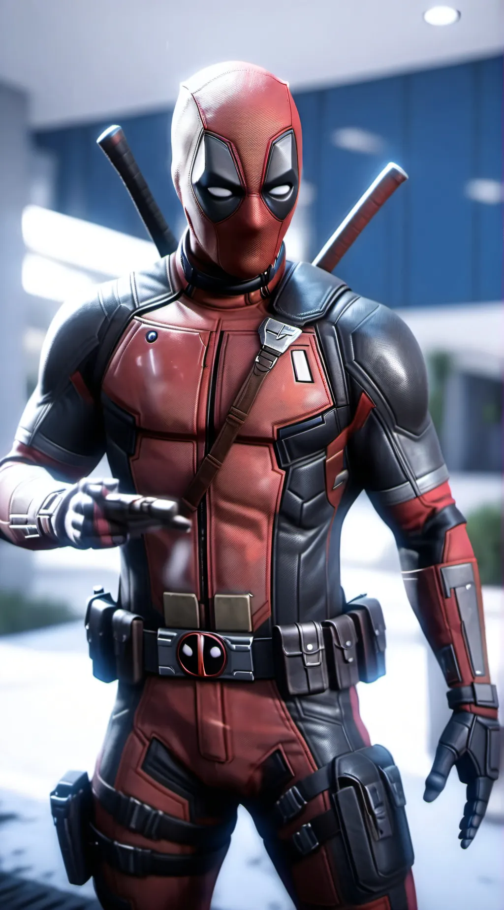ai character: deadpool  background