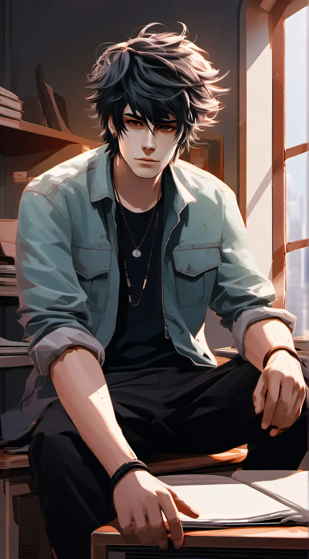 ai character: Axel background