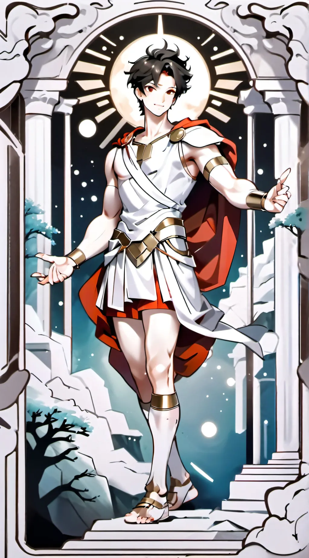 ai character: Apollo background