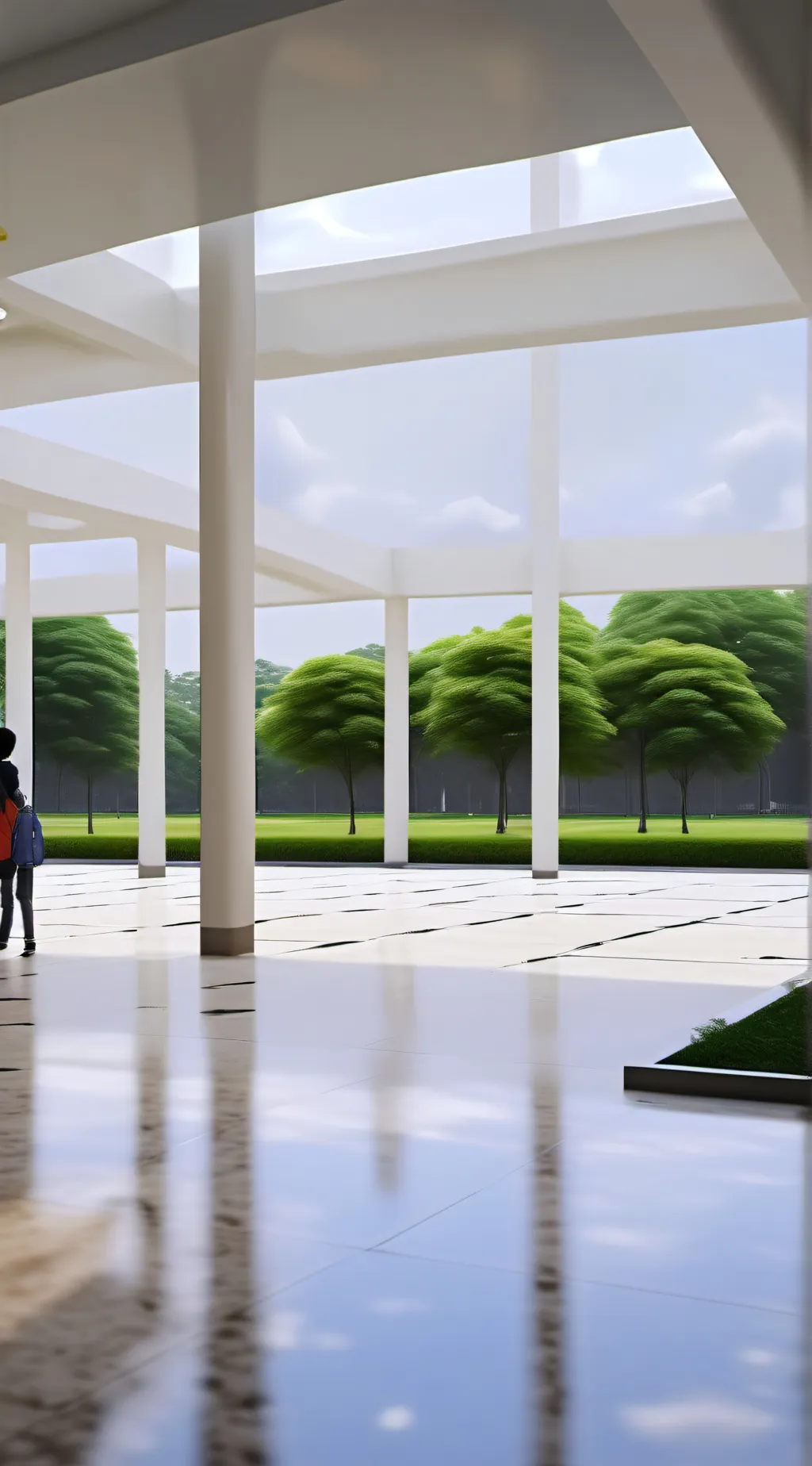 ai character: Austin Heights background