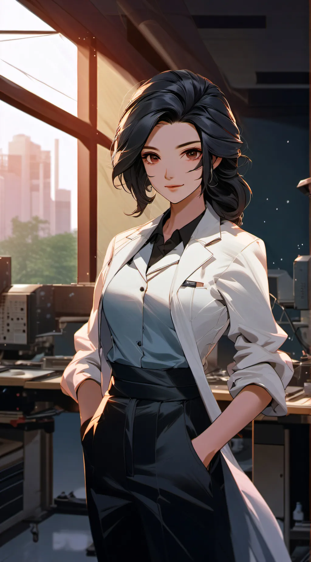 ai character: Amelia background