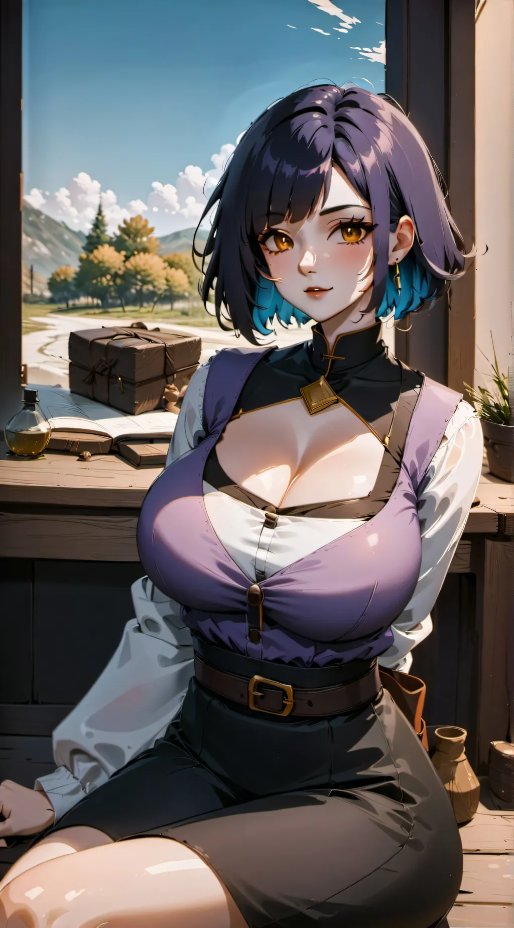 ai character: erica niki noki background