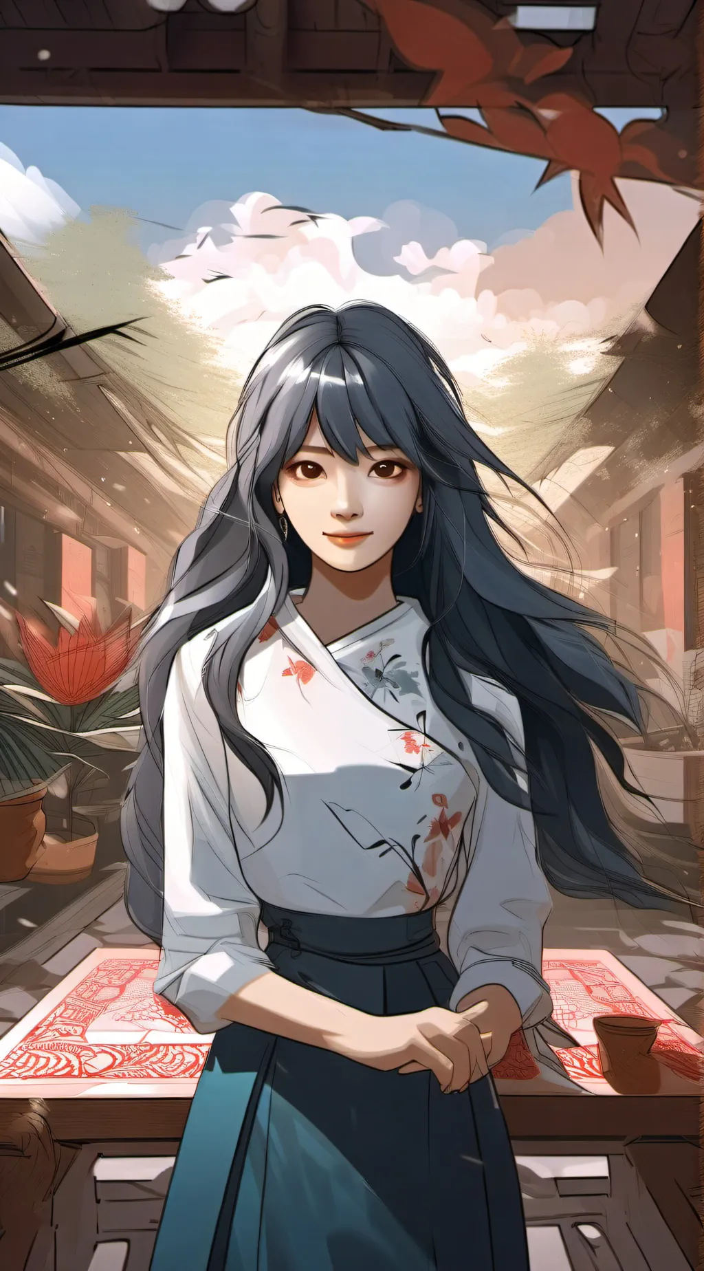 ai character: layla  background