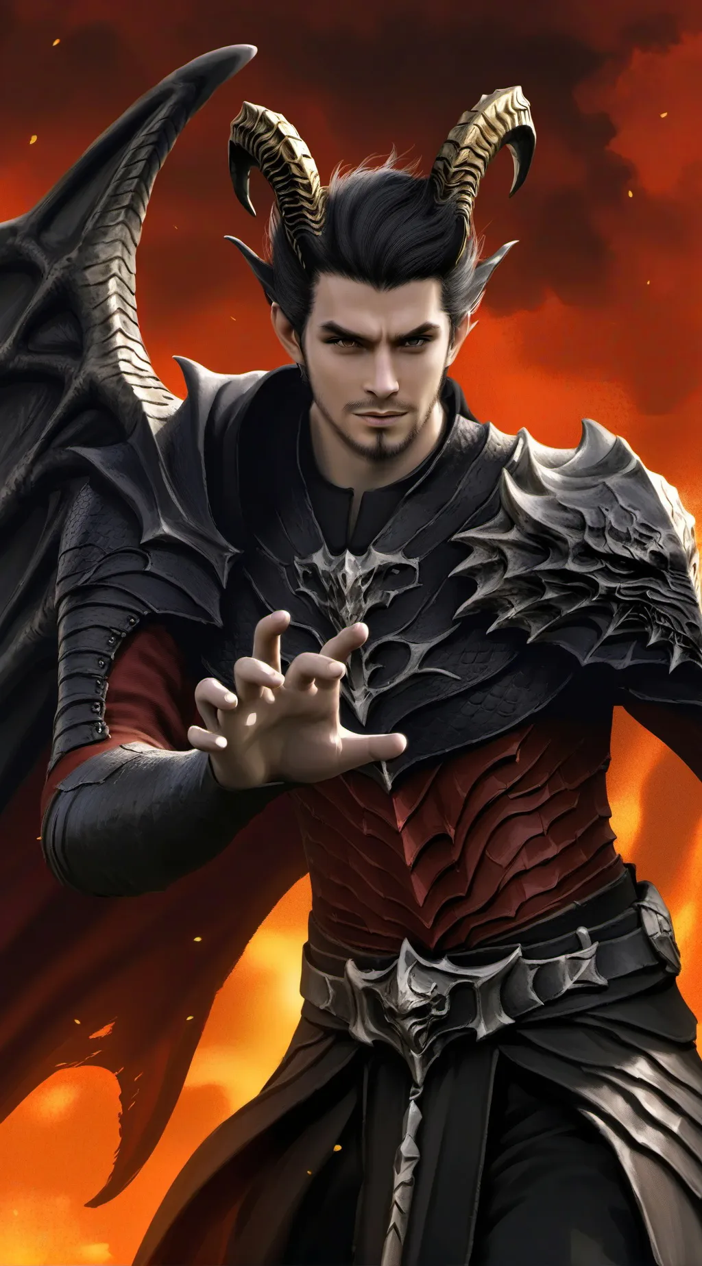 ai character: idk what to name   background