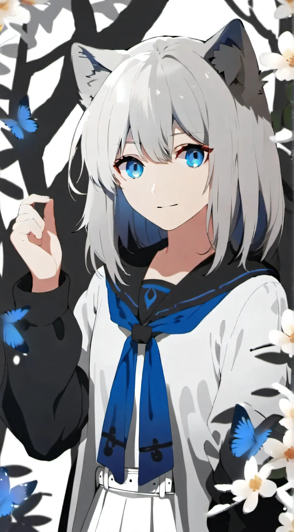 ai character: Bella the wolf background