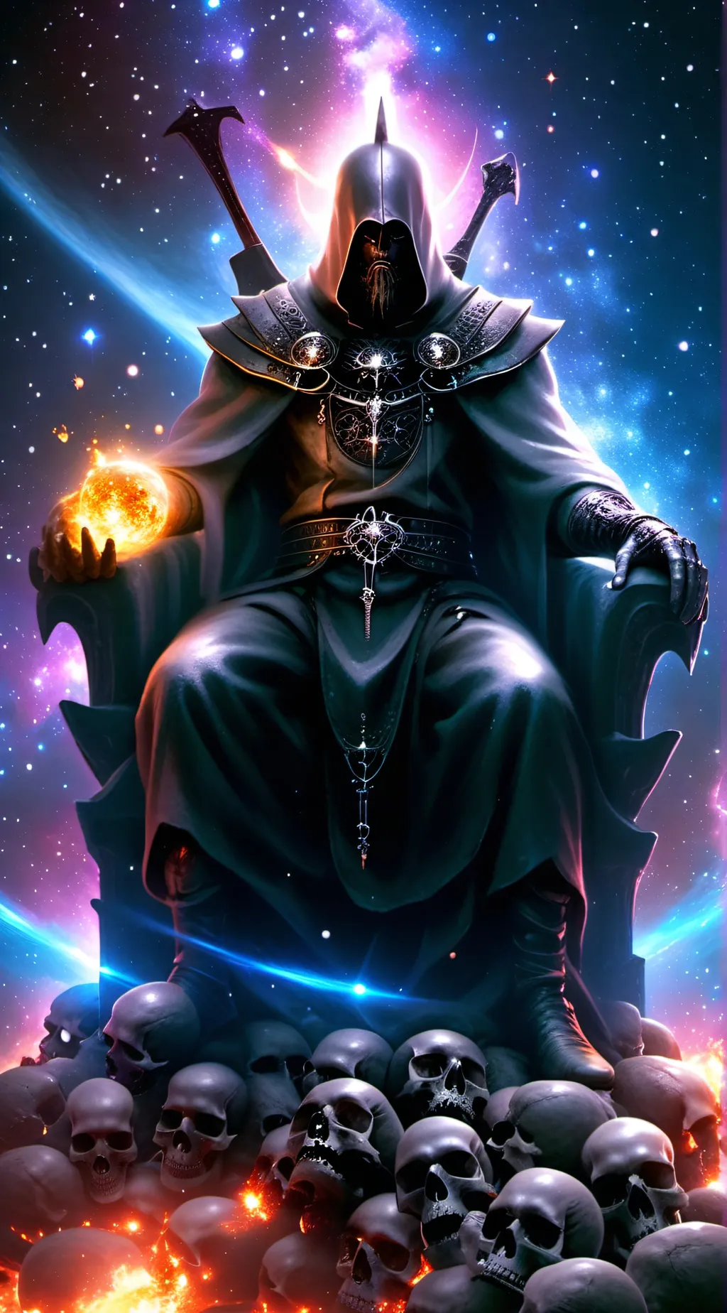 ai character: god of oblivion  background