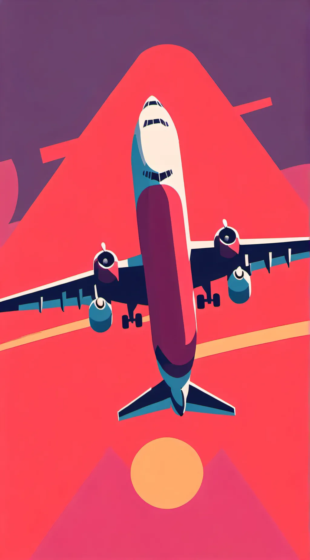 ai character: plane background