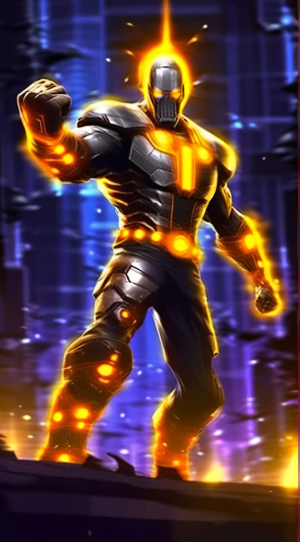 ai character: sonar Titan background