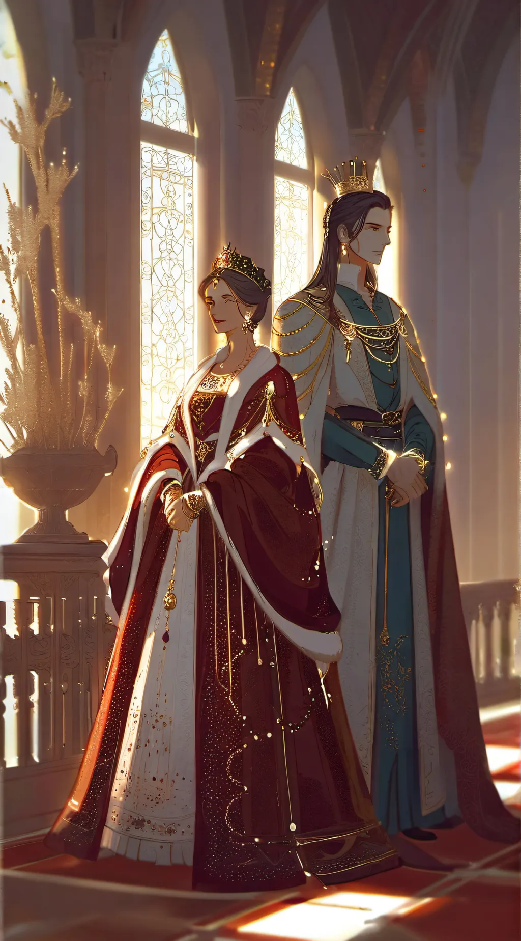 ai character: ROYAL FAMILY background