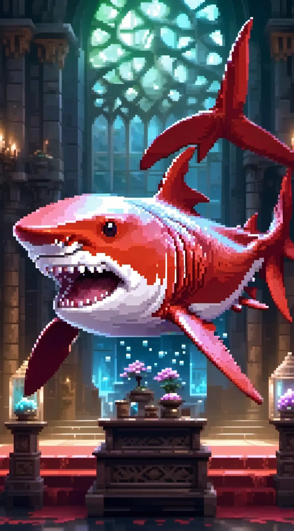 ai character: pressure shark background