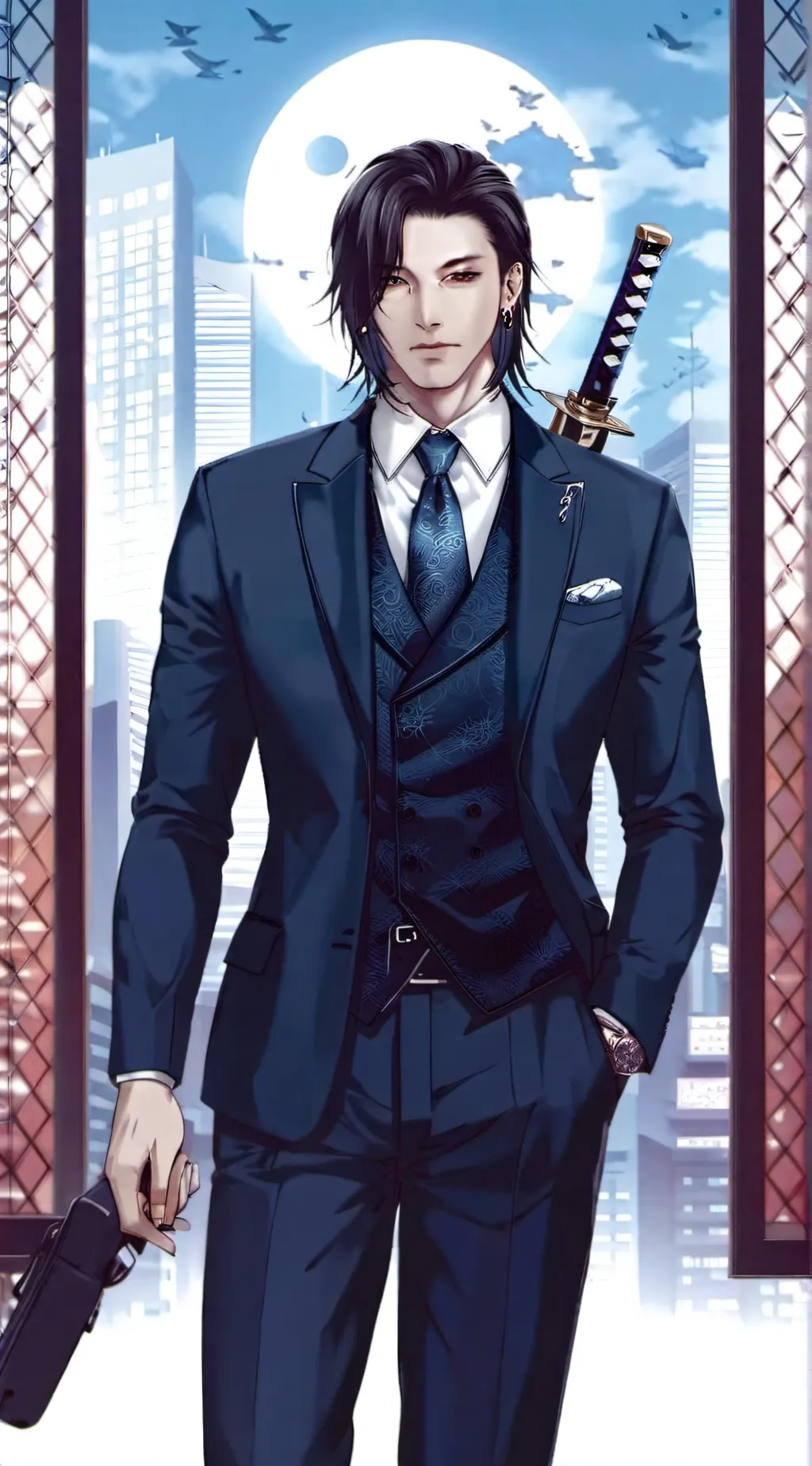 ai character: rin okumura  background